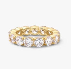 Grand Heiress Ring in gold and precious diamond gemstones.