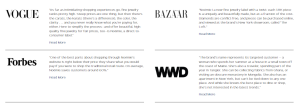 Some writeups about Hello Noemie from Vogue, Bazaar, Forbes and WWD.